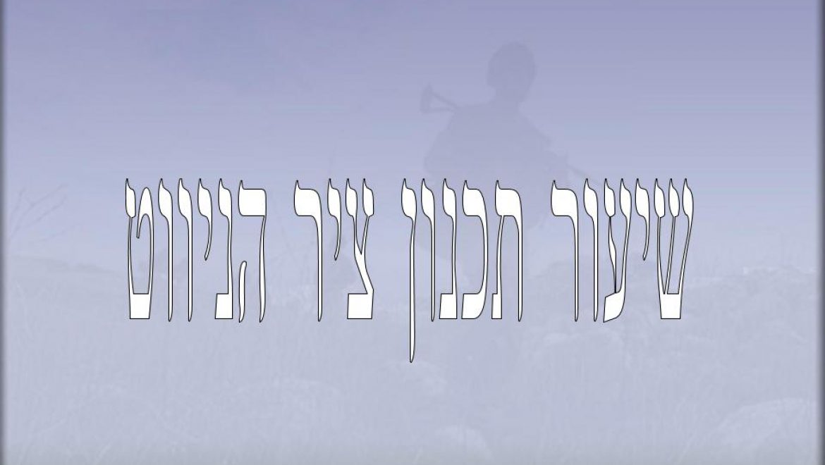 מוגן: הכשרת ניווט שיעור 2- בניית ציר