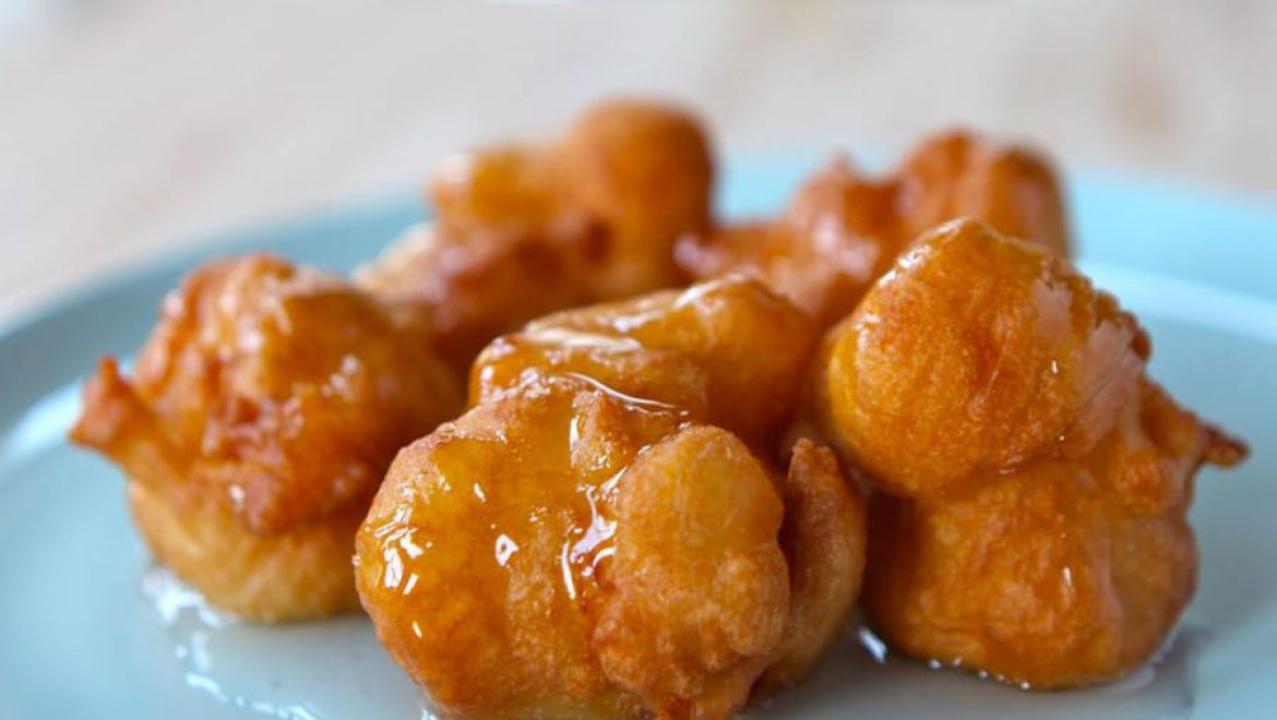 A Sephardic Hanukkah Recipe: Bimuelos with Honey-Orange Drizzle